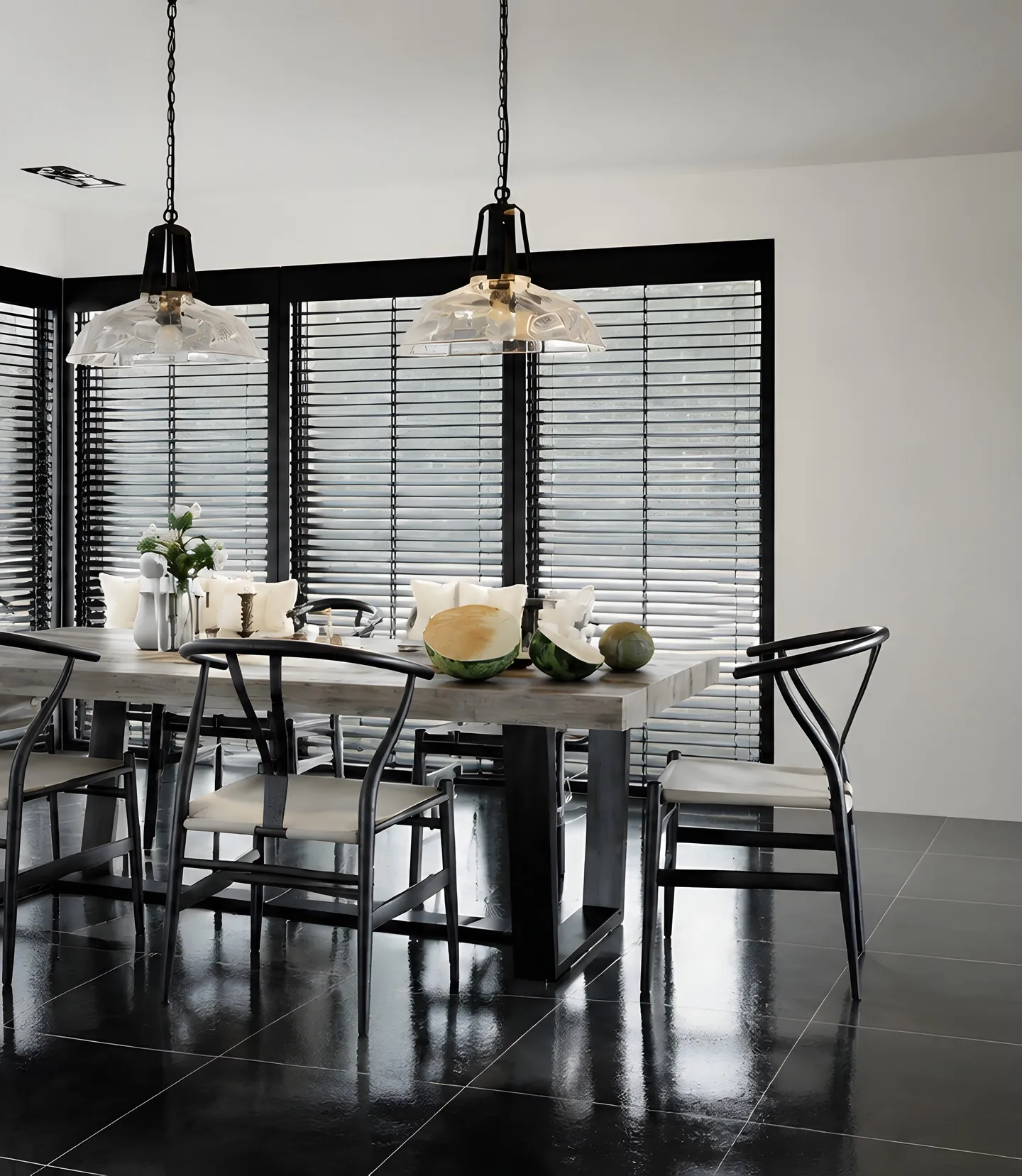 Window treatments fitted across an apartment development