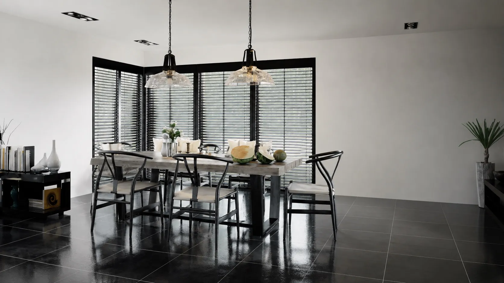 Blinds installed through a managed apartment development in the North West