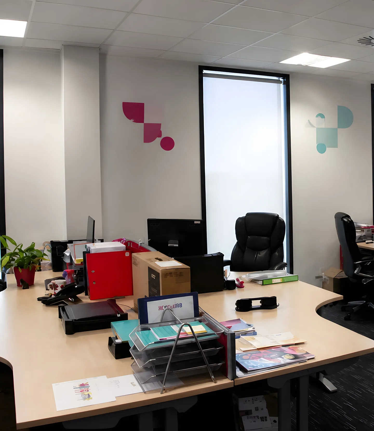Commercial blinds controlling daylight at XCellR8 in Warrington